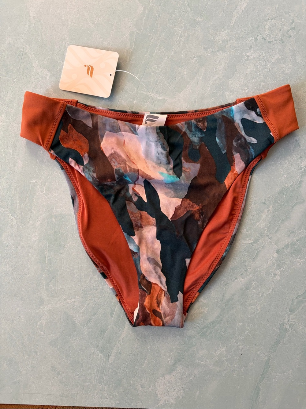 Fabletics Rust Multi-Print Bikini Set - Picture 4 of 5